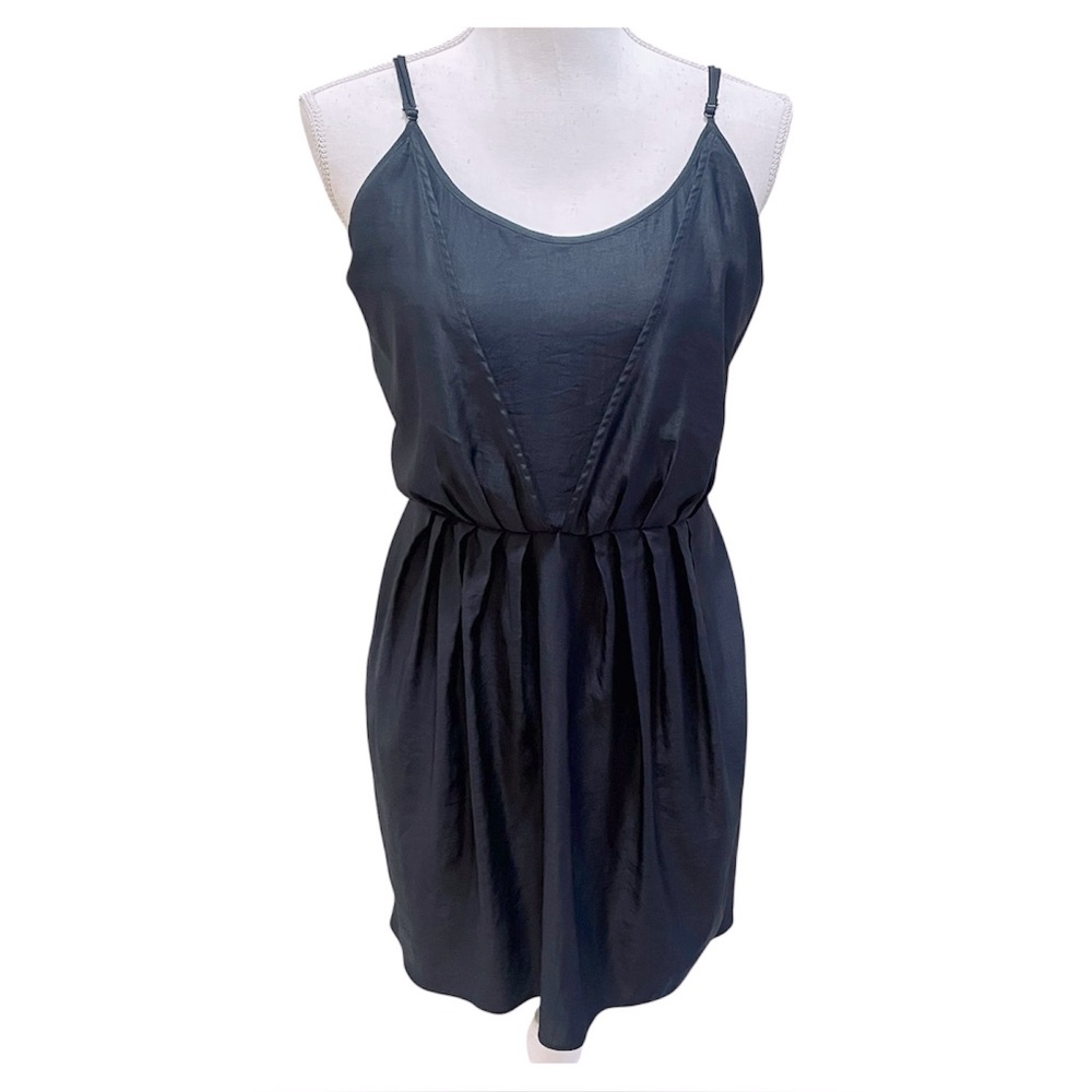 Rebecca Taylor Black Sleeveless Sheath Dress Size 10